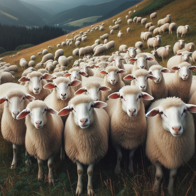 Photo une photo de stock de chèvre