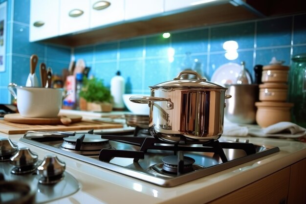 photo de stock de cuisine de camion de nourriture à l'intérieur photographie de nourriture professionnelle générée par ai