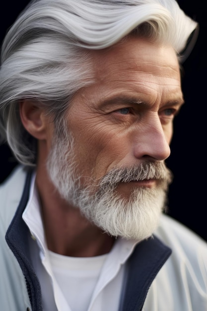 Une photo de stock en gros plan de bons styles pour les hommes plus âgés coiffures coiffures pour les hommes images
