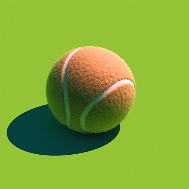 Photo une photo de tennis