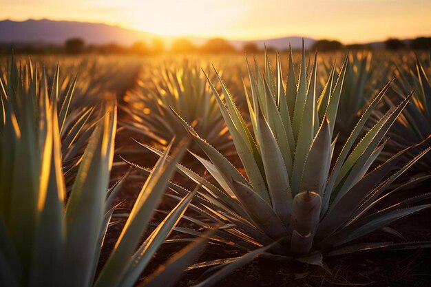 La photo de la tequila de la symphonie de l'agave lisse