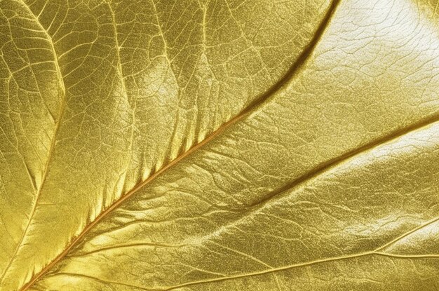 Photo Texture de feuille d'or feuille jaune brillant