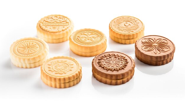 Photo une photo des timbres à biscuits