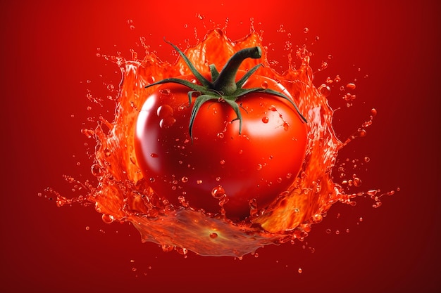 Une photo de tomate