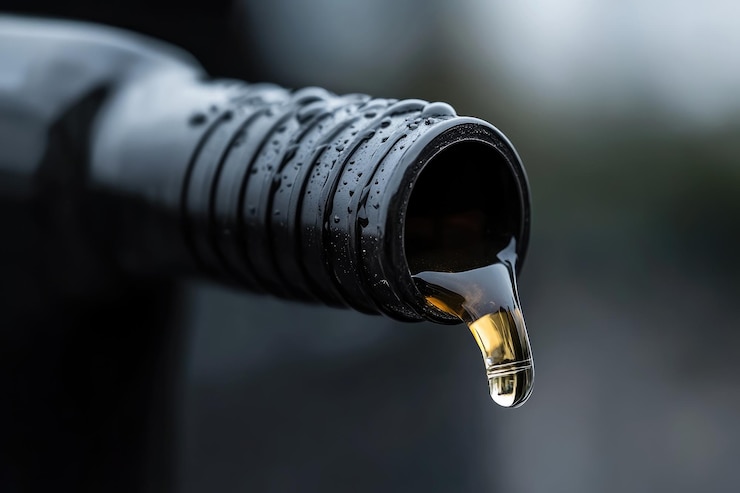 Photo photo de transfert de carburant illustrant le déversement d'essence d'un canon capture du processus de ravitaillement en carburant des voitures politiques énergétiques considérations environnementales entourant les coûts du carburant dans les stations-service