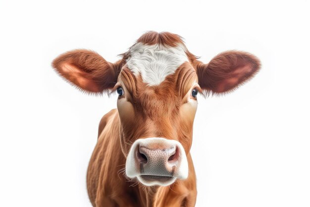 Photo de vache illustration réaliste générative ai