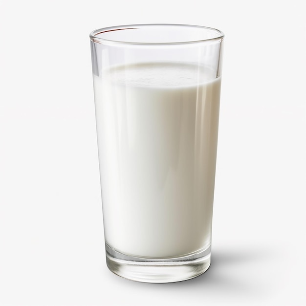 Photo photo d'un verre de lait