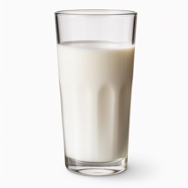 Photo photo d'un verre de lait