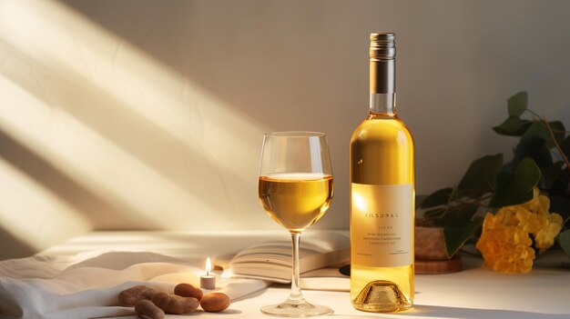 photo verre à vin de luxe avec cabernet sauvignon reflétant la célébration ai générative