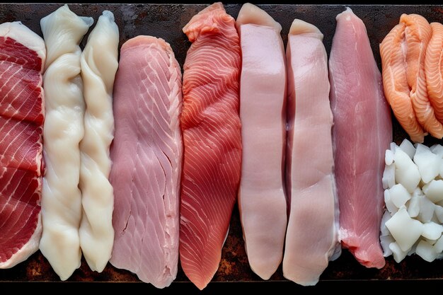 Une photo de viande de poisson Briny Bliss