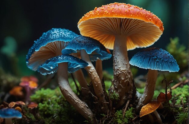 Une photo vibrante de Fungi Flourish