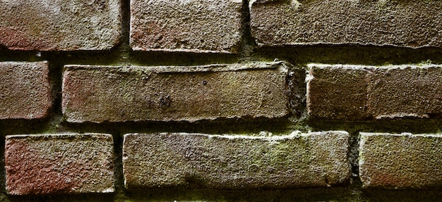 photo d'une vieille surface de brique