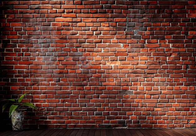 Photo d'un vieux mur de brique avec une texture de brique rouge en arrière-plan