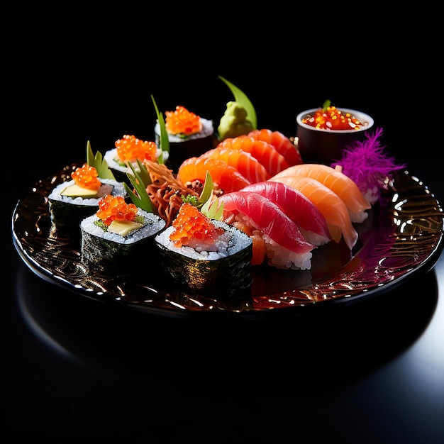 Une photo de vrai sushi.