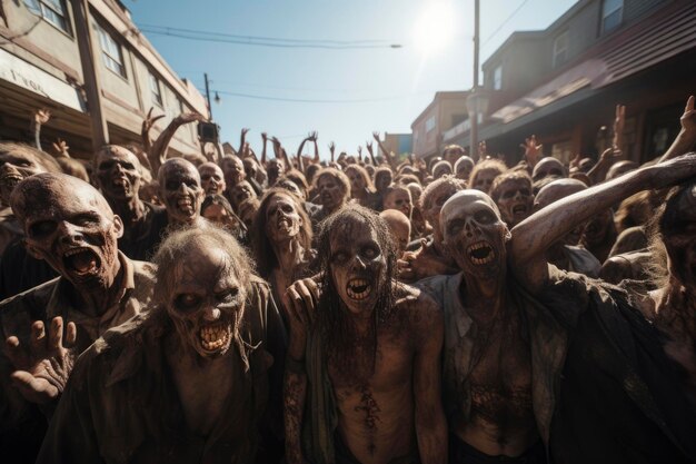 Photo de zombies