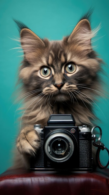 Photographe chat conception créative d'animaux