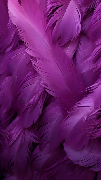 Photographie abstraite des plumes violettes