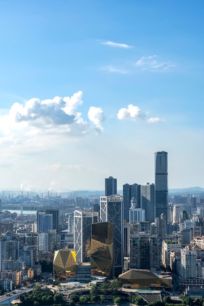 Photographie aérienne Chine Liuzhou ville moderne architecture paysage skyline