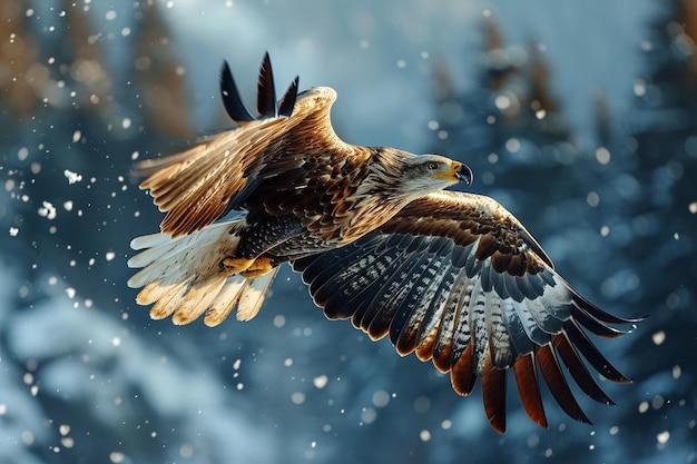 la photographie de l'aigle