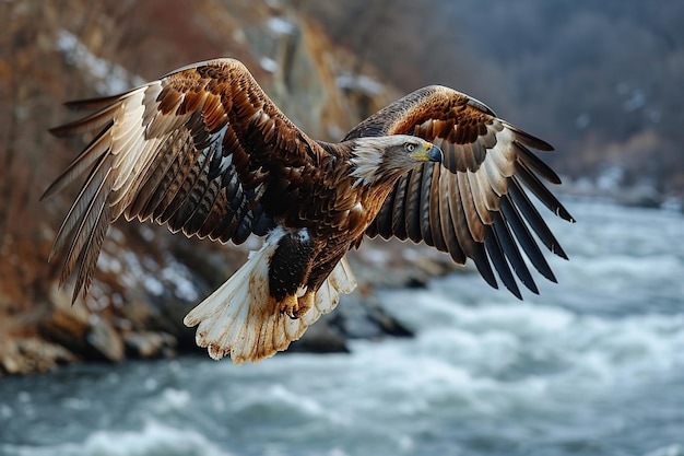 la photographie de l'aigle