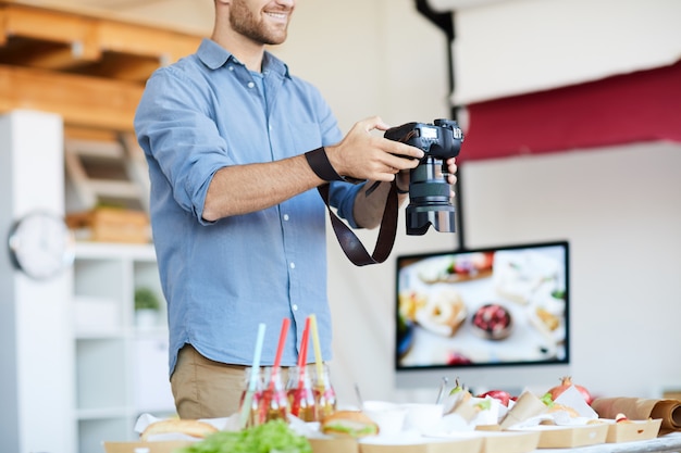 Photographie alimentaire en cours