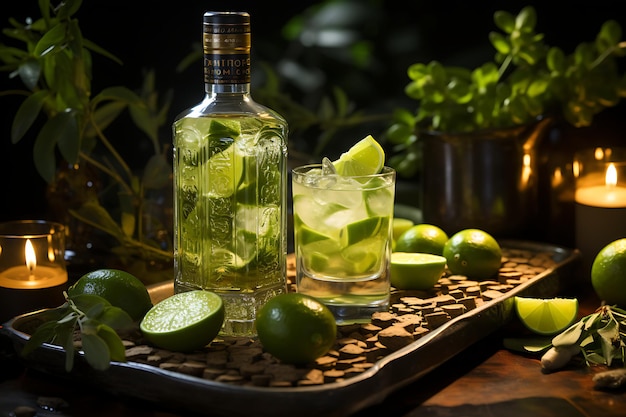 Photographie alimentaire de la distillerie Cachaca