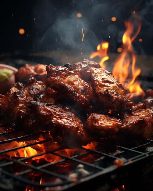 Photo la photographie de barbecue de restaurant à haute résolution