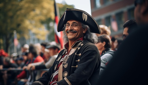 Photographie de célébration du jour de Christophe Colomb