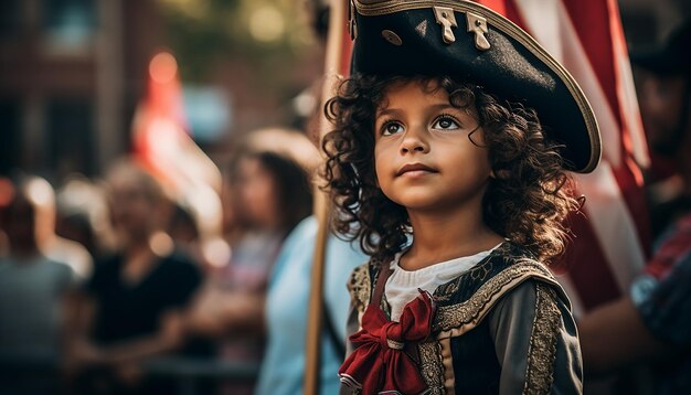 Photographie de célébration du jour de Christophe Colomb