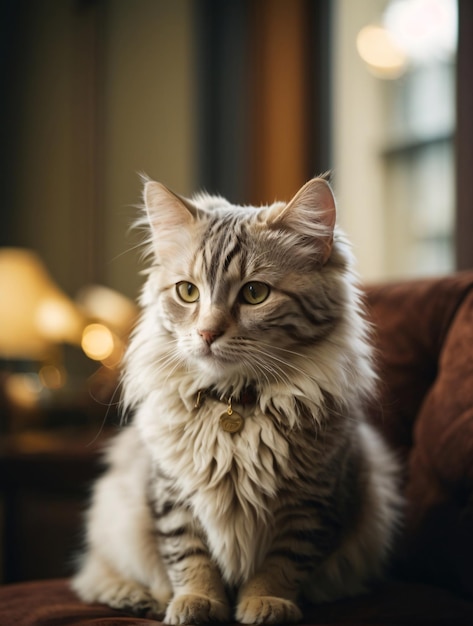 Photographie de chat American Curl