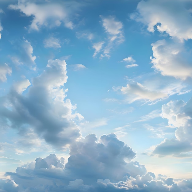 Photographie ciel avec des nuages minces journée ensoleillée de haute qualité