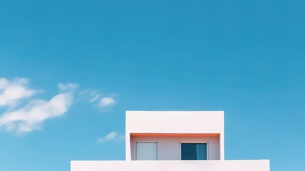 Une photographie d'un ciel avec soleil nuages oiseaux et arbres