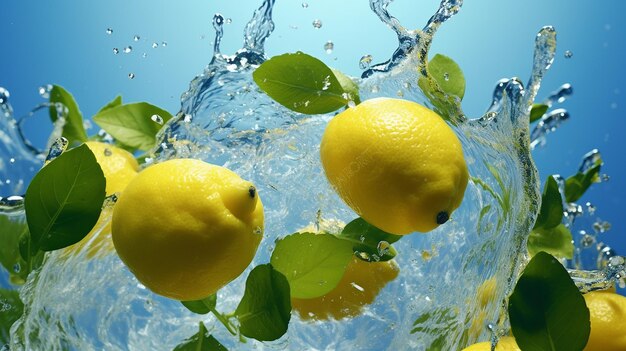 Photographie commerciale Un verre de limonade avec de la paille