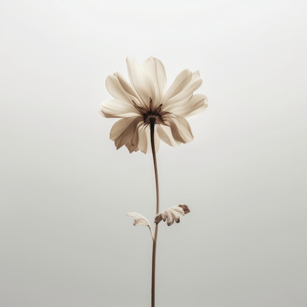 photographie de couleur chaude d'une plante séchée