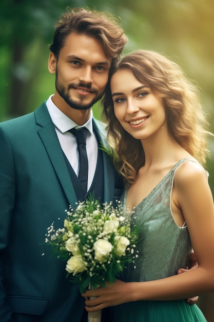 Photographie de couple de mariage