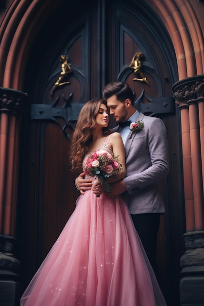 Photographie de couple de mariage