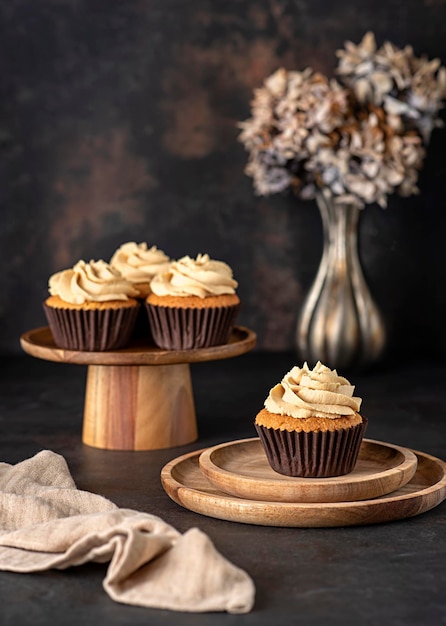 Photographie culinaire de cupcakes