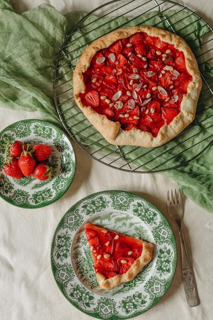 photographie culinaire gâteau maison dessert tarte sucrée aux baies