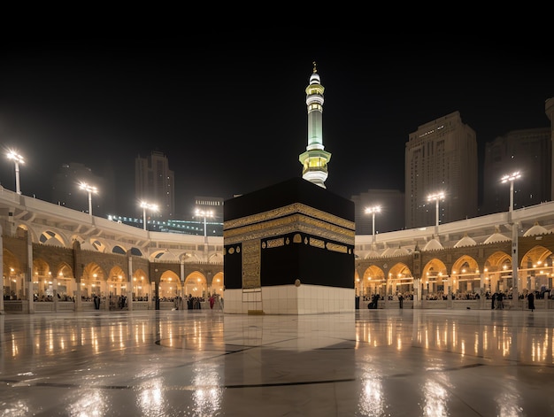 Photo la photographie dans la kaaba musulmane