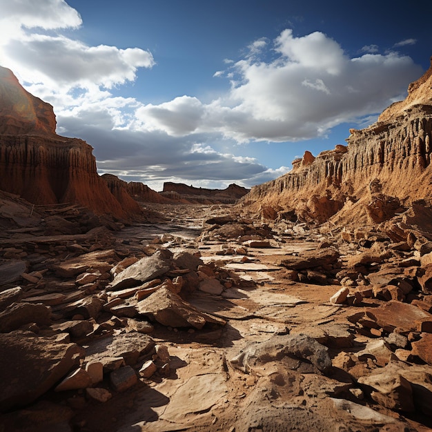 photographie d'un désert incroyable vallée générative ai