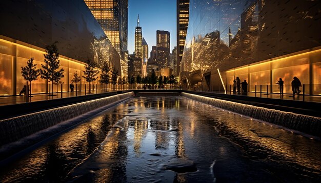 Photographie du musée commémoratif du 911 Tristesse et envie Séance photo du musée du Patriot Day du 11 septembre