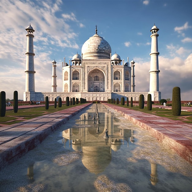 photographie du Taj Mahal