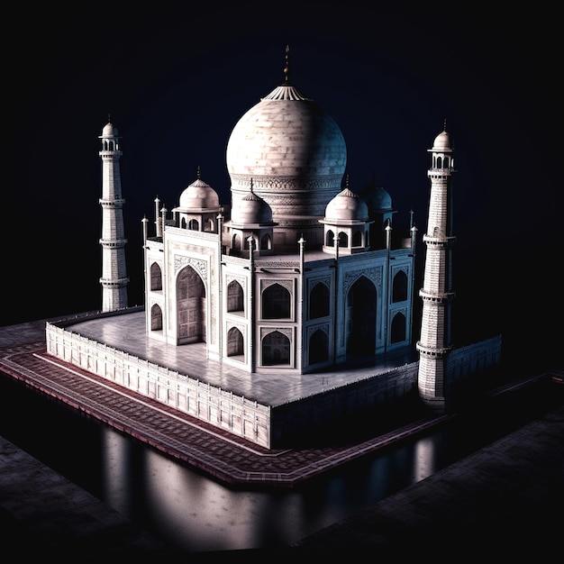 photographie du Taj Mahal