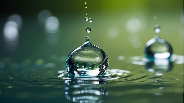 photographie d'éclaboussure de gouttelettes d'eau en mouvement