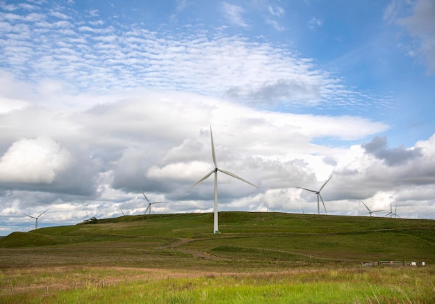 Photographie d'une éolienne