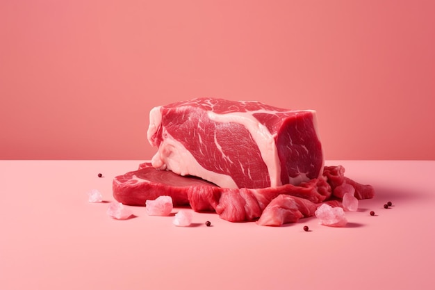 Photo photographie esthétique de la viande
