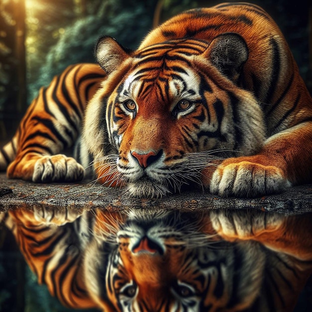 La photographie de la faune du tigre