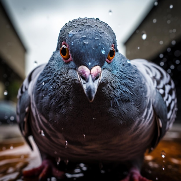 La photographie de la faune lauréate du prix Pigeon hd hdr 8k