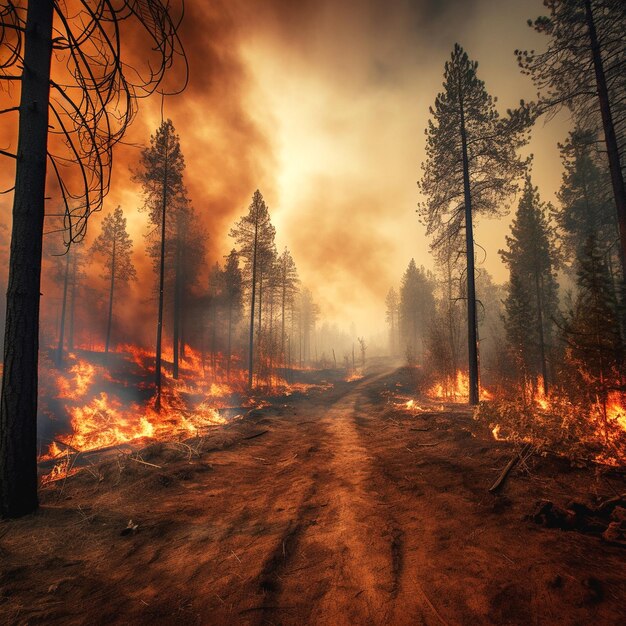 photographie de forêt