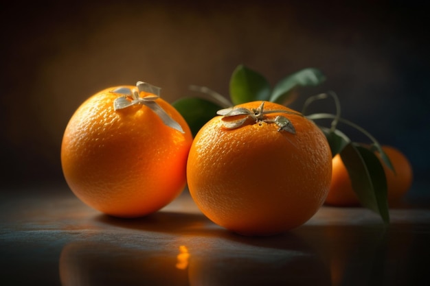 Photographie fruits orange frais la chambre est bien